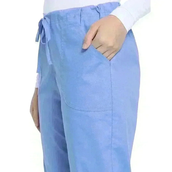 Scrubstar Core Essentials Womens Scrub Pants Drawstring Size XL, 2XL, 3XL Blue - Picture 3 of 13